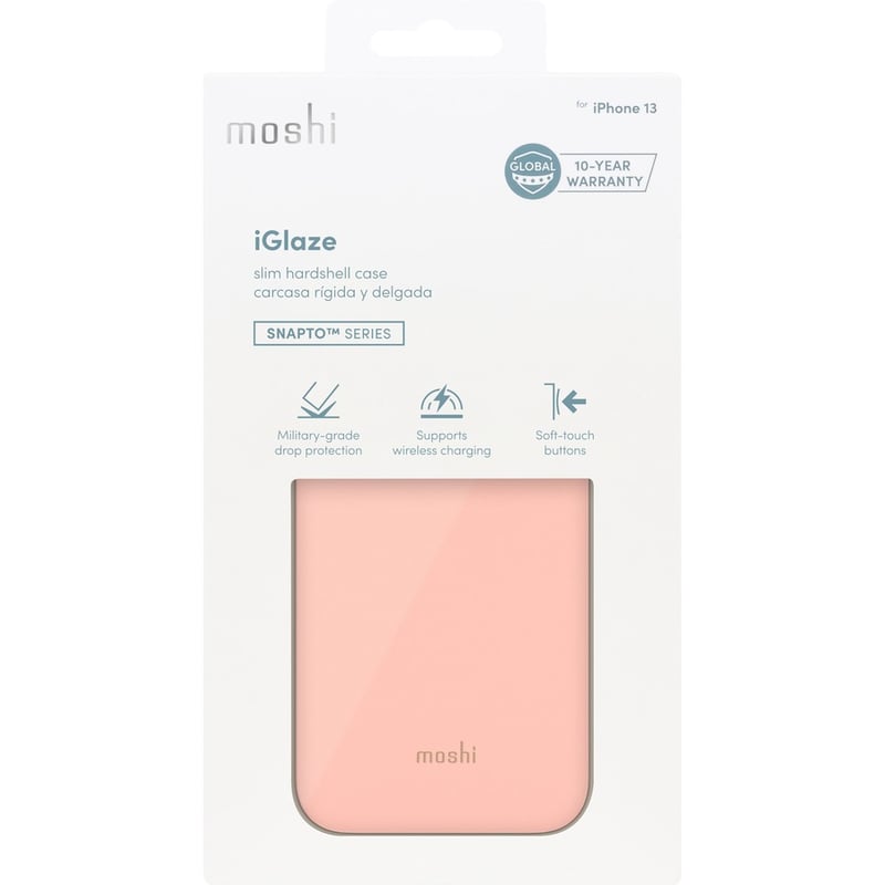 Moshi iGlaze Slim Hardshell Case Dahlia Pink for iPhone 13 - Thumbnail 4