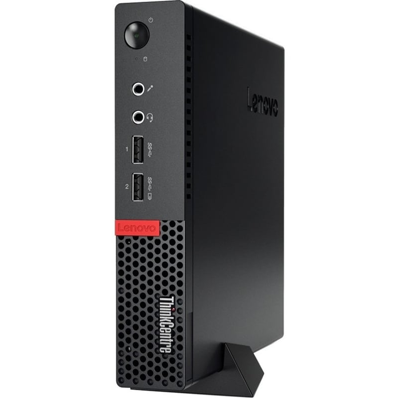 Lenovo ThinkCentre M710q 10MQS20C00 Desktop Computer - Intel Core i7 7th Gen i7-7700T - 8 GB - 128 GB SSD - Tiny - Thumbnail 2