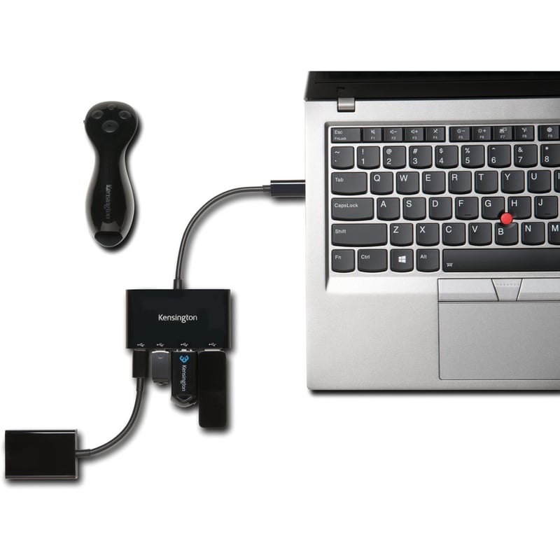 Kensington CH1000 USB-C 4-Port Hub - Thumbnail 3