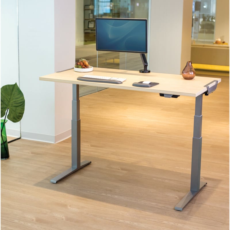 Fellowes High Pressure Laminate Desktop Maple - 60"x30" - Thumbnail 4