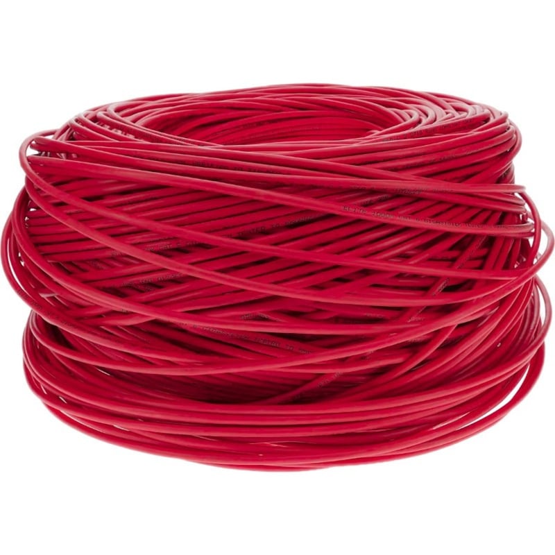 AddOn 1000ft Non-Terminated Red CAT 6 Shielded PVC Bulk Cable - Thumbnail 4