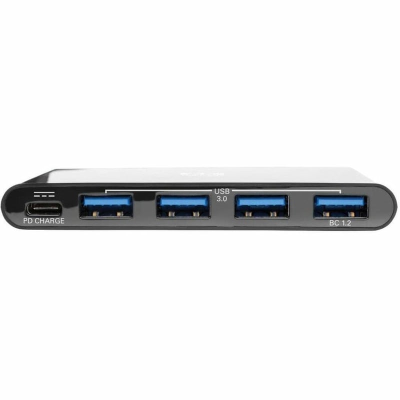 Tripp Lite by Eaton 4-Port USB-C Hub with Power Delivery USB-C to 4x USB-A Ports USB 3.0 Black - Thumbnail 4