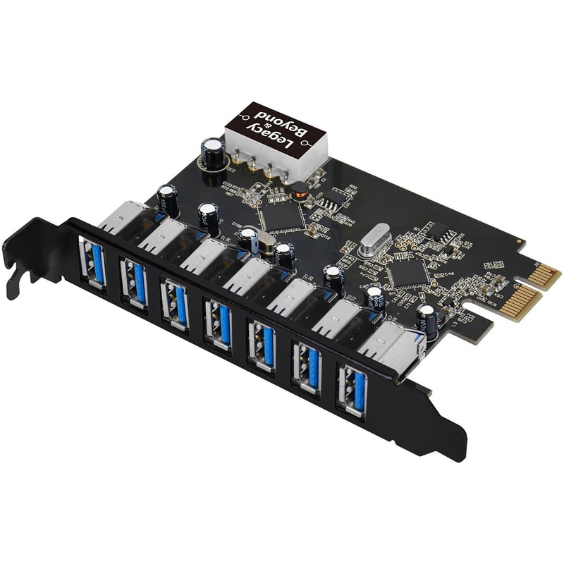 SIIG USB 3.0 7-Port Ext PCIe Host Adapter - Thumbnail 1
