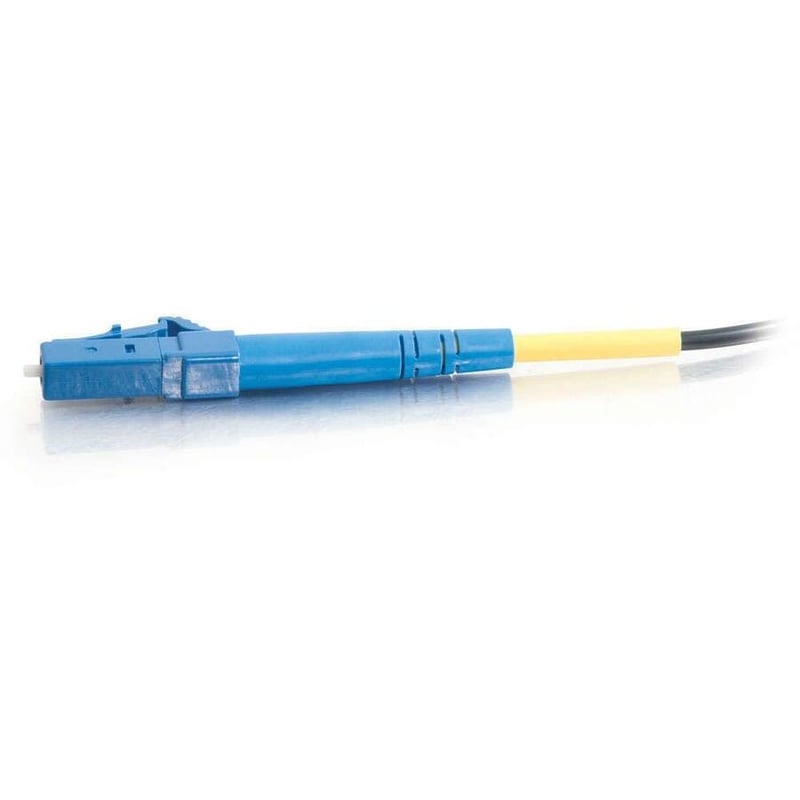 C2G-3m LC-LC 9/125 OS1 Simplex Singlemode PVC Fiber Optic Cable - Black - Thumbnail 4