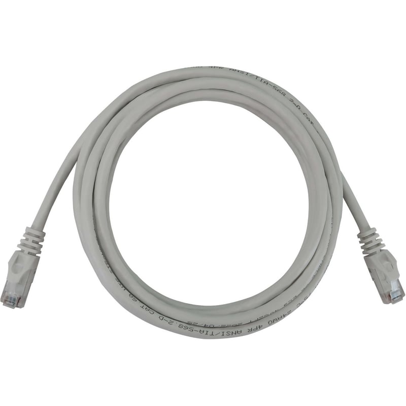 Eaton Tripp Lite Series Cat6a 10G Snagless Molded UTP Ethernet Cable (RJ45 M/M), PoE, White, 10 ft. (3.1 m) - Thumbnail 1