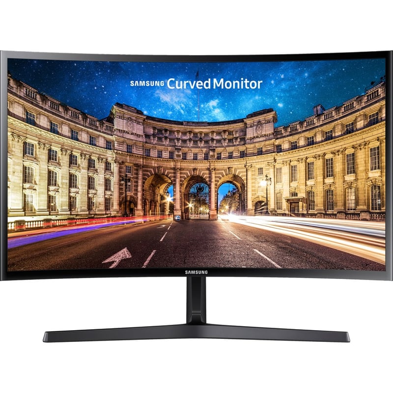 Samsung C27F398 27" Class Full HD Curved Screen LCD Monitor - 16:9 - High Glossy Black - Thumbnail 2