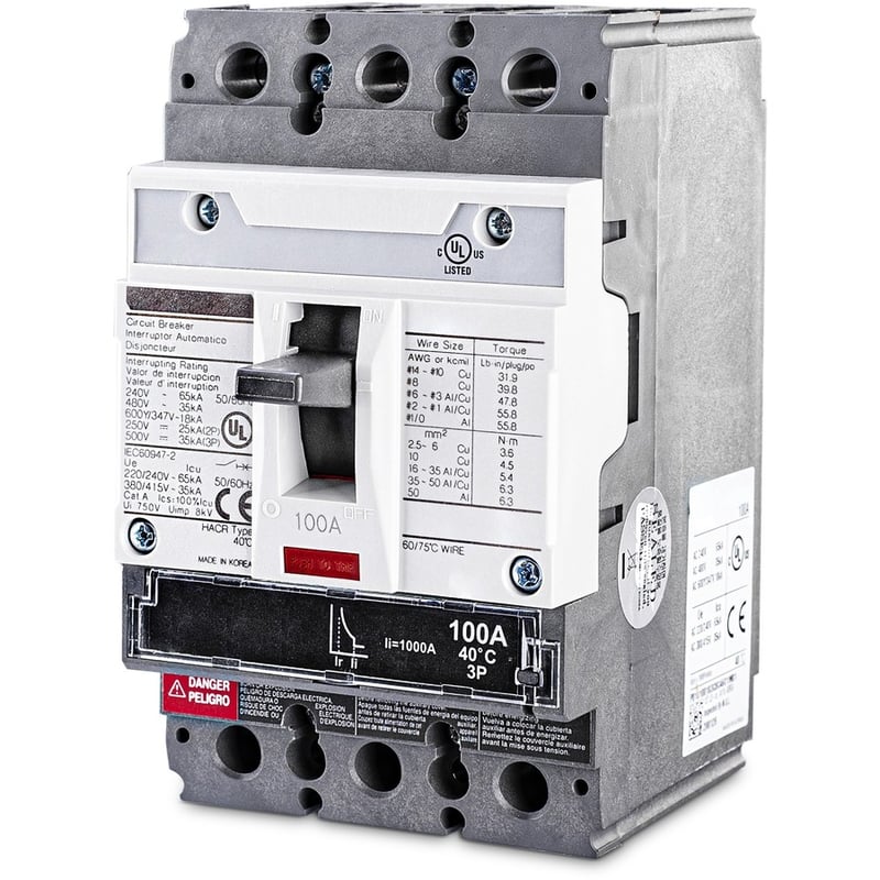 CyberPower SMUCB100UAC 3-Phase Modular UPS 3-Phase Circuit Breaker - Thumbnail 5