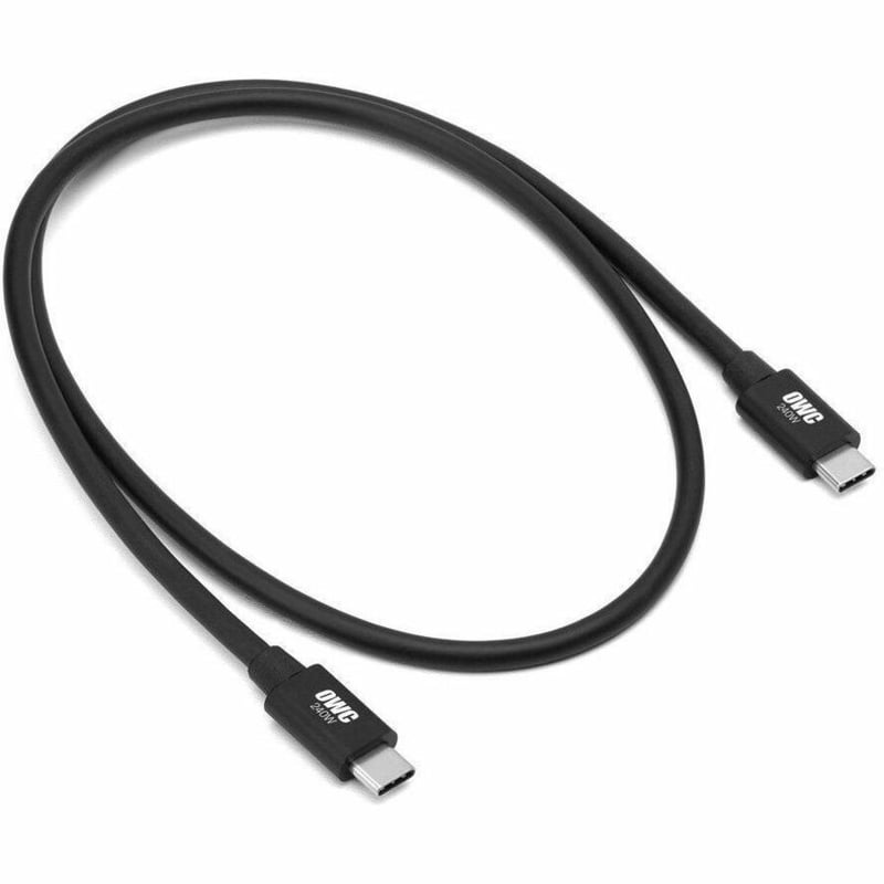 OWC THUNDERBOLT 5 (USB-C) 0.8 METER (31.5 ) CABLE - BLACK - UP TO 80GB/S DATA SP - Thumbnail 2