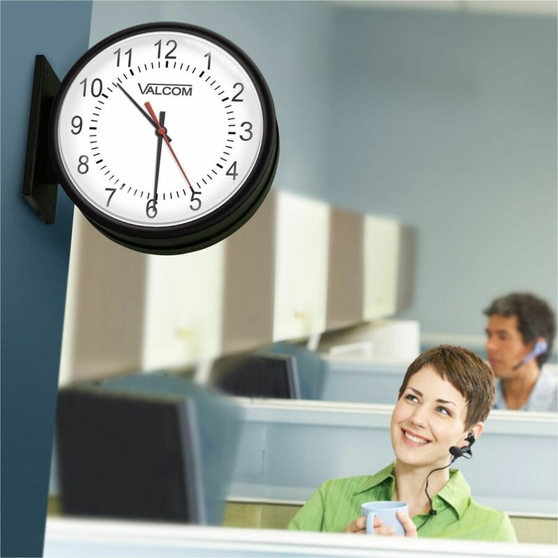 IP POE 12 INCH ANALOG CLOCK,DOUBLE SIDED - Thumbnail 2