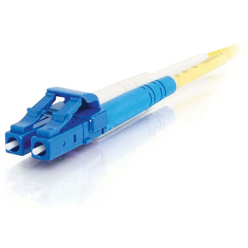 C2G-2m LC-ST 9/125 OS1 Simplex Singlemode PVC Fiber Optic Cable - Yellow - Thumbnail 4