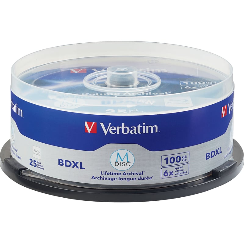 M DISC BDXL 100GB 6X with Branded Surface - 25pk Spindle - Thumbnail 1