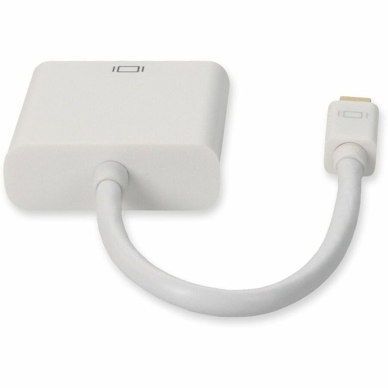 ADDON 5 PACK OF 8IN MINI-DISPLAYPORT MALE TO HDMI FEMALE WHITE ADAPTER CABLE - Thumbnail 4