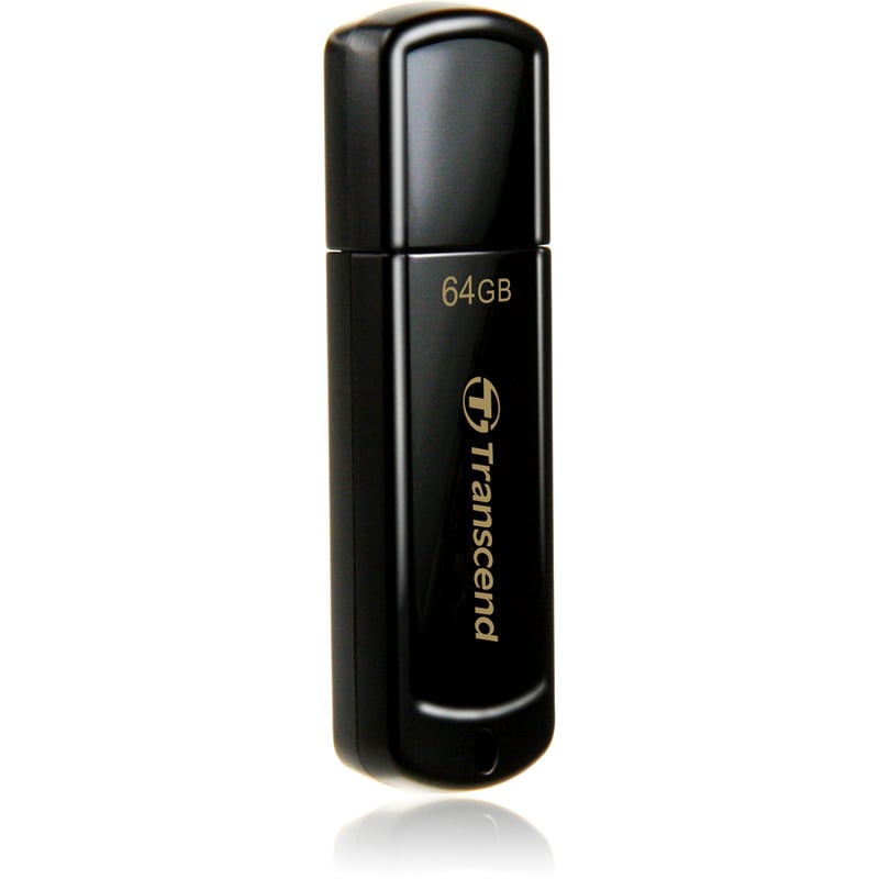 Transcend 64GB JetFlash 350 USB 2.0 Flash Drive - Thumbnail 2