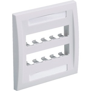 EXEC DOUBLE FACEPLATE TEN MINI COM WHT