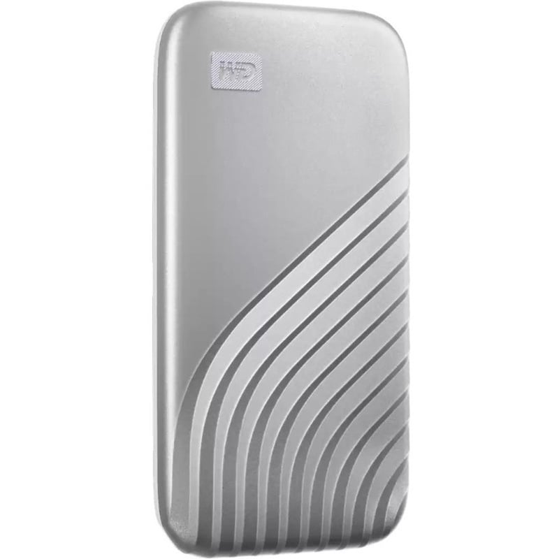 WD My Passport WDBAGF0010BSL-WESN 1 TB Portable Solid State Drive - External - Silver - Thumbnail 2