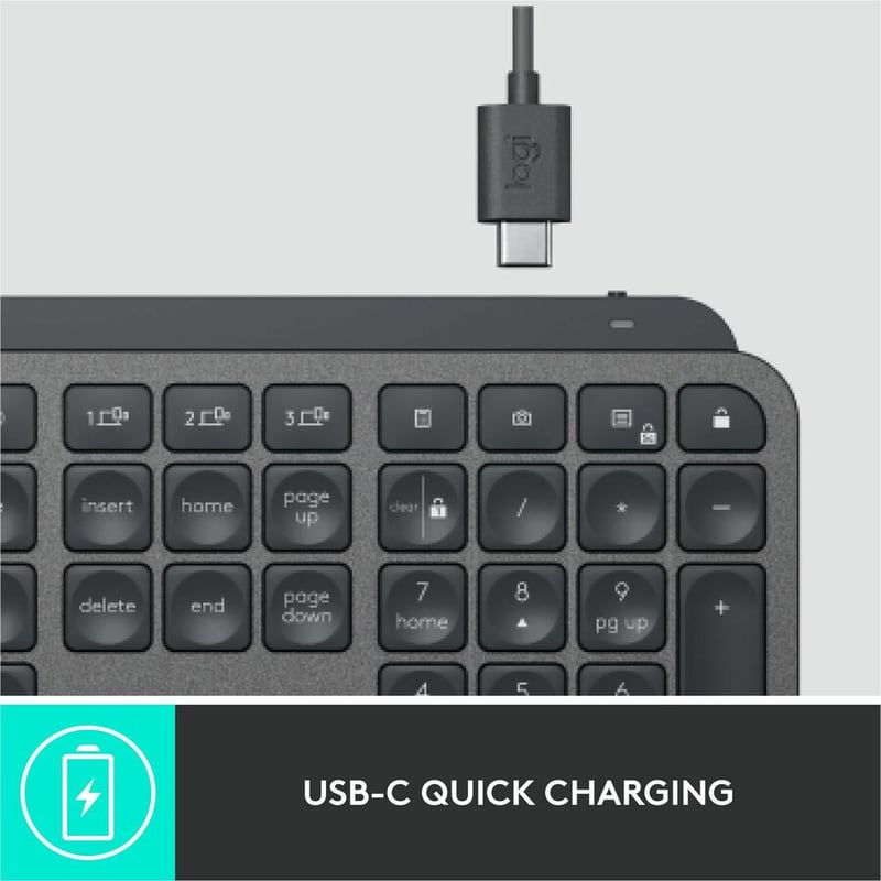 Logitech MX Keys for Business (Graphite) - Brown Box