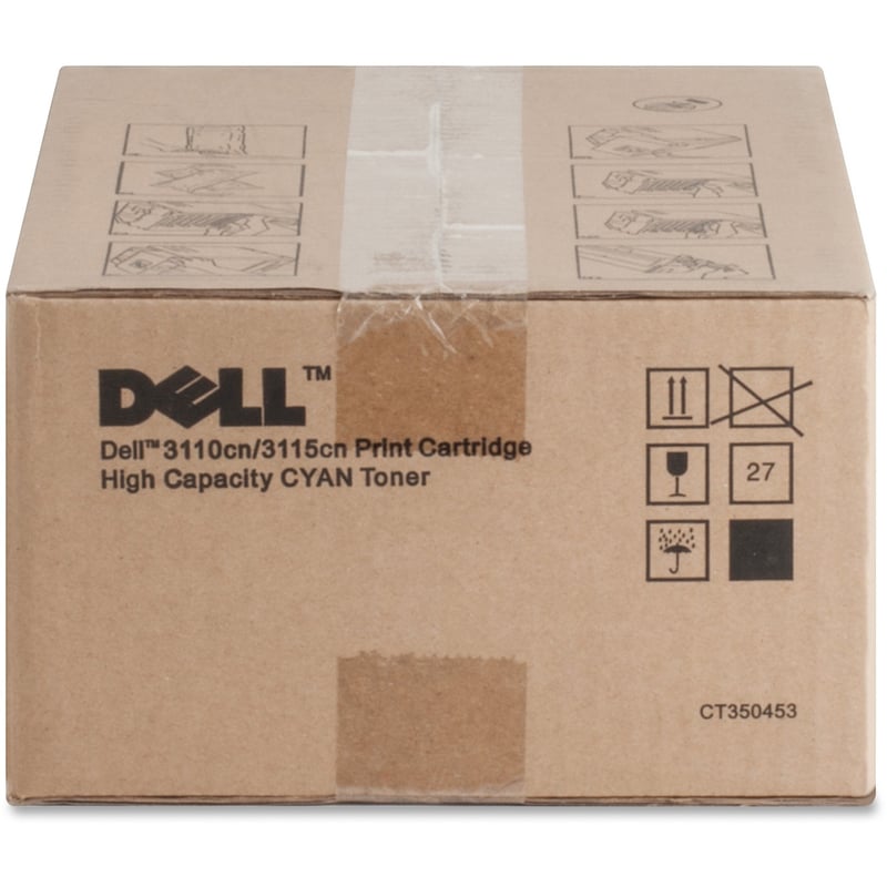 Dell Original High Yield Laser Toner Cartridge - Cyan - 1 Each - Thumbnail 1