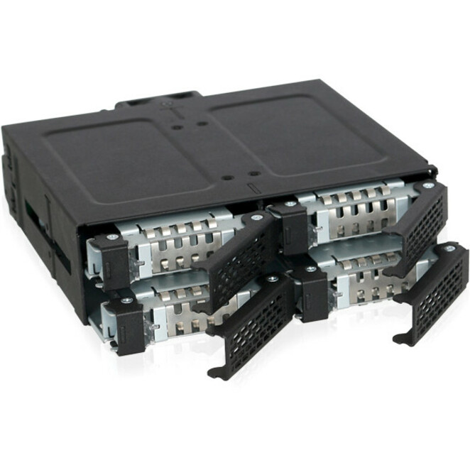 Icy Dock ToughArmor MB607SP-B Drive Enclosure for 5.25" - Serial ATA/600 Host Interface Internal - Black