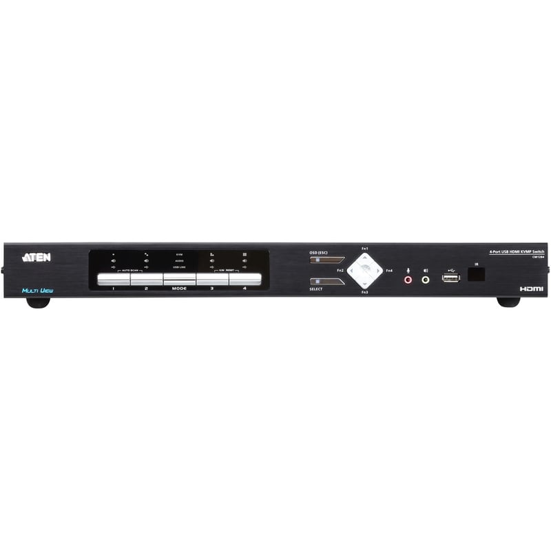 ATEN CM1284 4-Port USB HDMI Multi-View KVMP Switch-TAA Compliant - Thumbnail 2