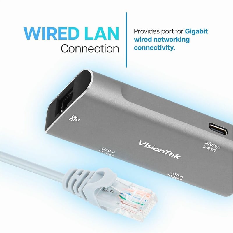 VisionTek USB-C Hub (2x USB-A 10Gbps | 2x USB-C 10Gbps) - Thumbnail 5