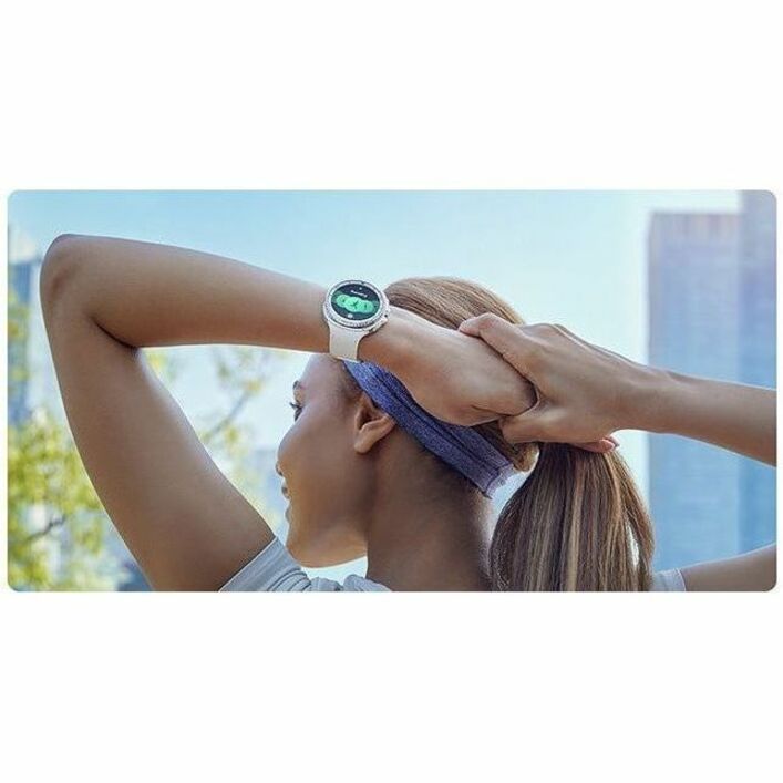 Samsung Galaxy Watch8 | Galaxy Watch8 Classic Sport Band, M/L, White - Thumbnail 4