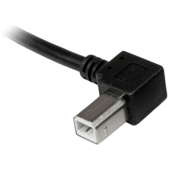 StarTech.com 1m USB 2.0 A to Left Angle B Cable - M/M - Thumbnail 3