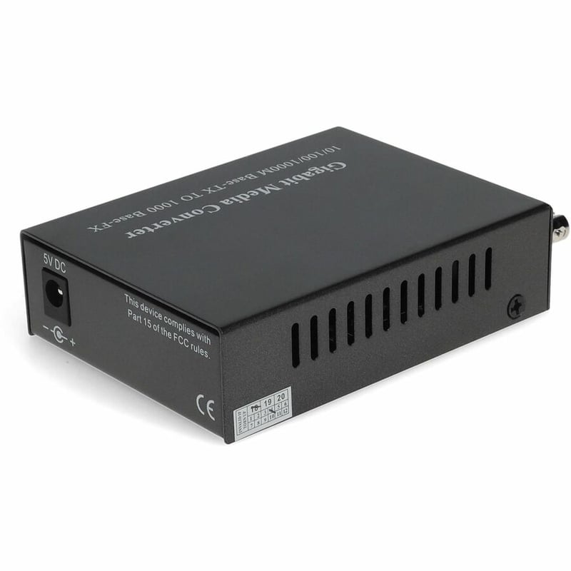 AddOn 10/100/10/100/1000Base-TX(RJ-45) to 1000Base-BXD(ST) BiDi SMF 1550nmTX/1490nmRX 60km Media Converter - Thumbnail 5