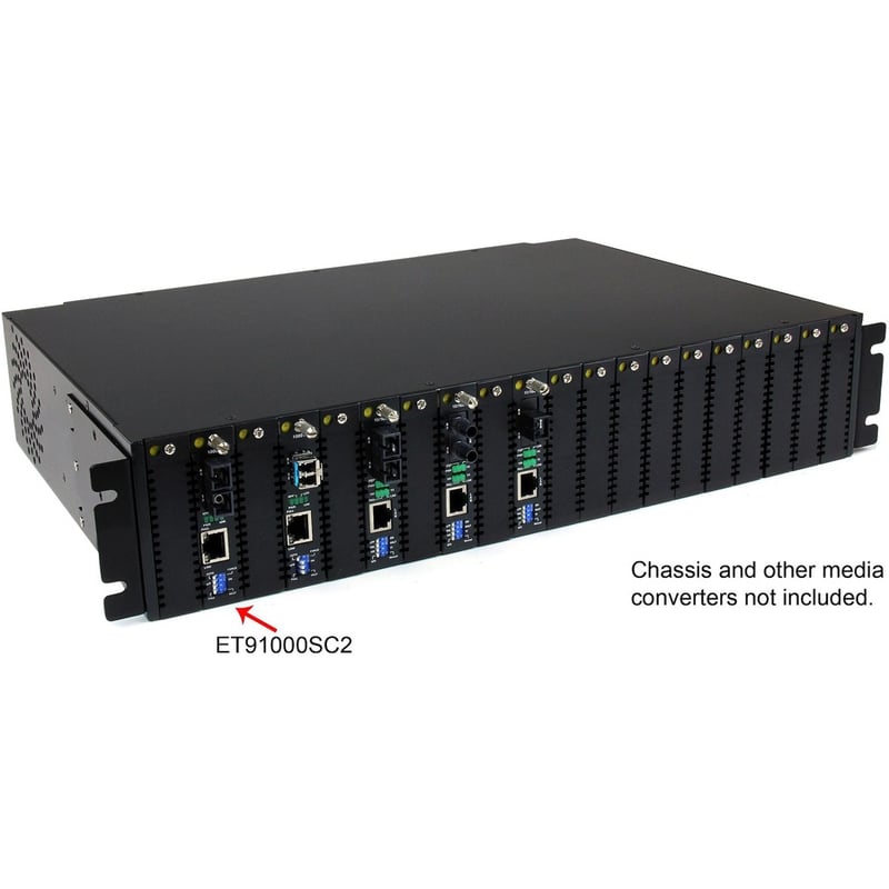 StarTech.com Gigabit Ethernet Multi Mode Fiber Media Converter SC 550m - 1000 Mbps - Thumbnail 4