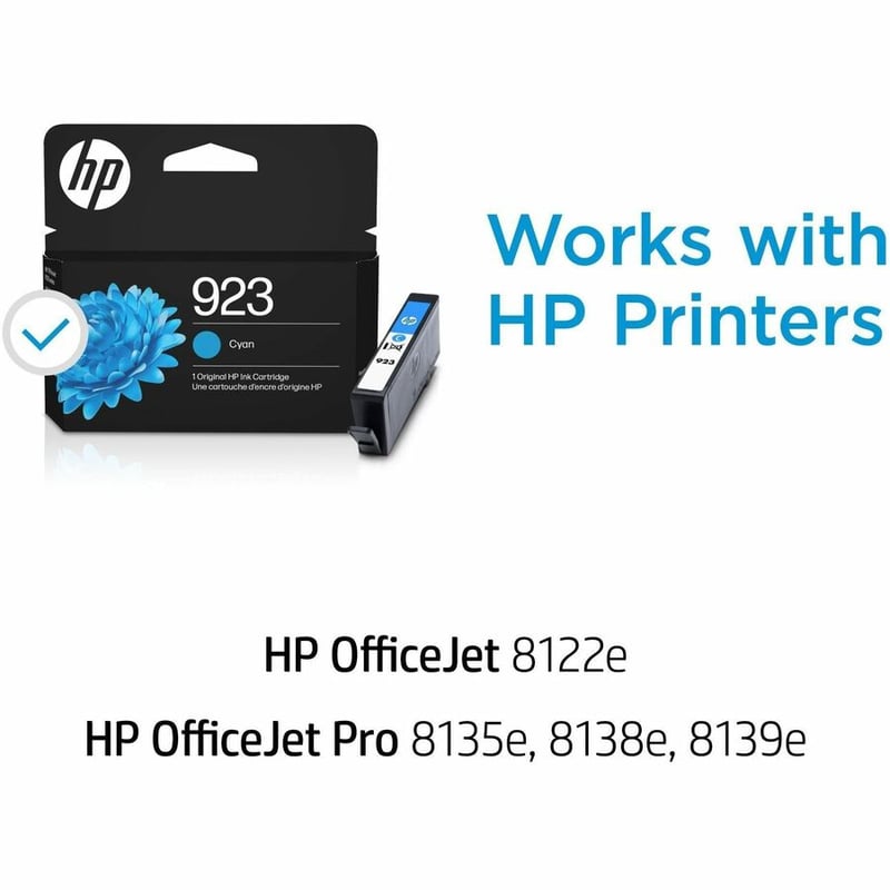 HP 923 Original Inkjet Ink Cartridge - Cyan Pack - Thumbnail 5