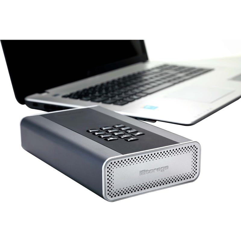 iStorage diskAshur DT2 4 TB Secure Encrypted Desktop Hard Drive | PIN protected | NCSC CPA | FIPS 140-2 Level 2/3 Certified | NLNCSA BSPA and NATO Restricted Level Certified | Incorporated Common Criteria EAL 5+ | Dust/Water Resistant - Thumbnail 2