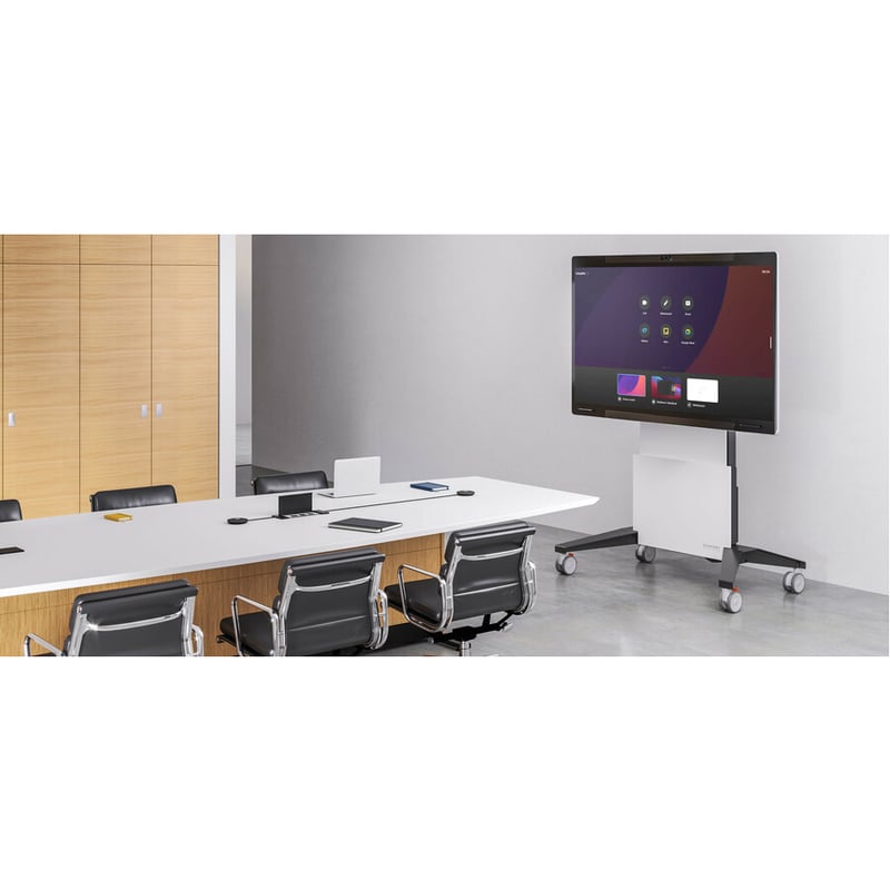 Salamander Designs Electric Lift Mobile Stand Designed for Webex Board Pro 75 - Thumbnail 4