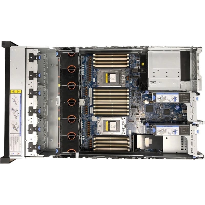 Lenovo ThinkSystem SR665 7D2VA04FNA 2U Rack Server - 1 EPYC 7282 2.40 GHz - 32 GB RAM - Serial ATA, 12Gb/s SAS Controller - Thumbnail 2