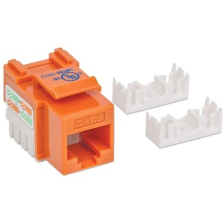 CAT6 ORANGE KEYSTONE JACK UTP - Thumbnail 2