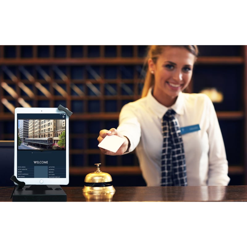 CTA Flat-Folding Tabletop Security Stand for 7-14 Inch Tablets - Thumbnail 5