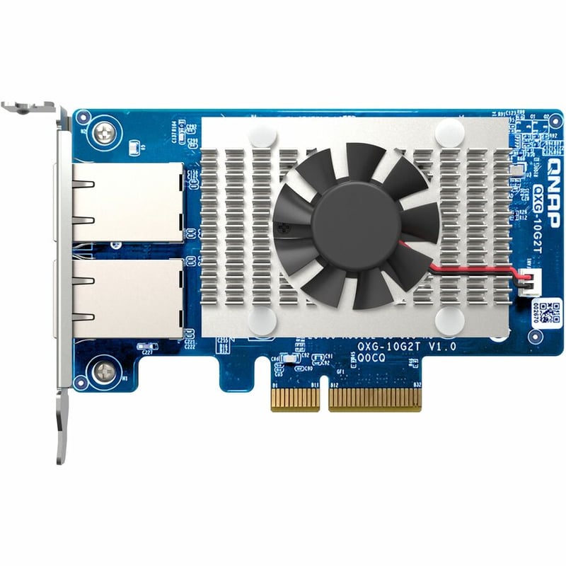 QNAP QXG-10G2T Dual-port, 5-speed 10 GbE (RJ45) Network Expansion Card - Thumbnail 3