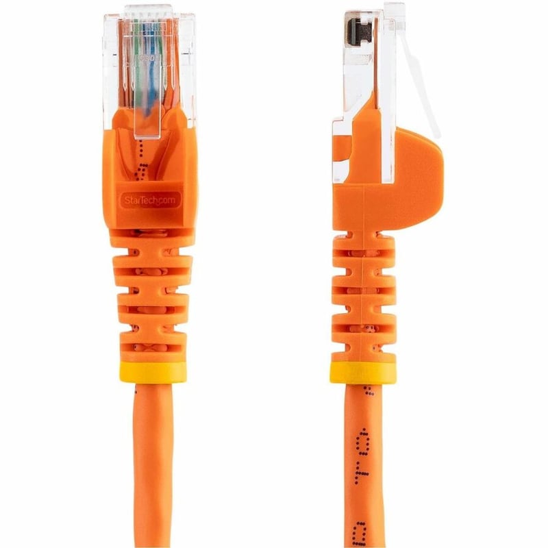 StarTech.com 15 ft Orange Snagless Cat5e UTP Patch Cable - Thumbnail 2