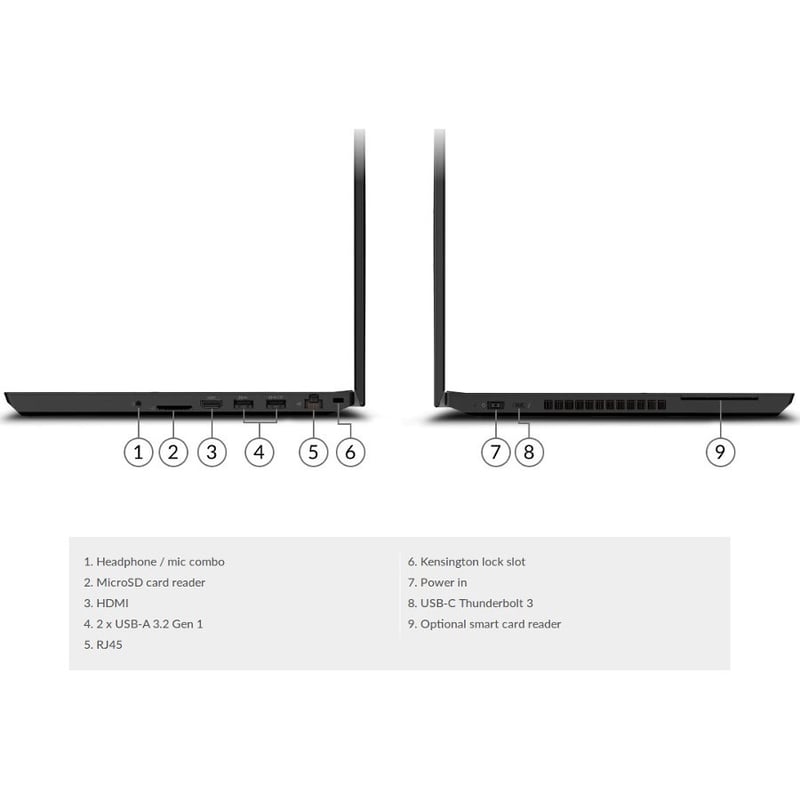Lenovo ThinkPad T15p Gen 1 20TN000GUS 15.6" Touchscreen Notebook - Full HD - Intel Core i7 10th Gen i7-10750H - 16 GB - 256 GB SSD - English (US) Keyboard - Glossy Black