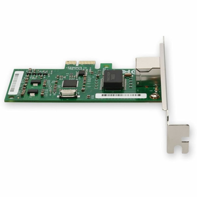 AddOn Intel I210T1 Comparable 10/100/1000Mbs Single Open RJ-45 Port 100m PCIe x4 Network Interface Card - Thumbnail 2