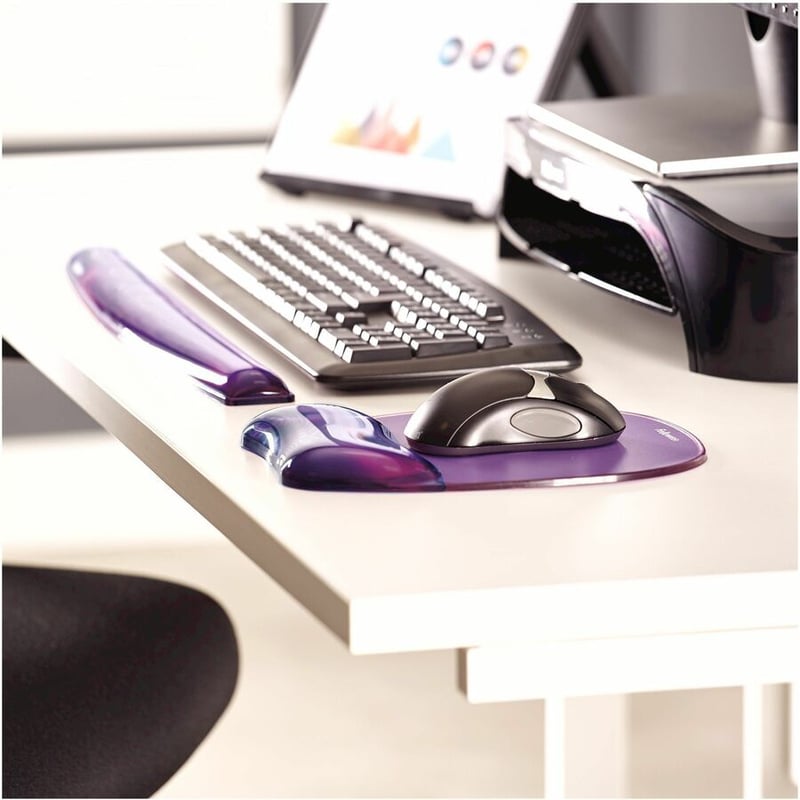 Fellowes Crystals Gel Mousepad/Wrist Rest - Thumbnail 4