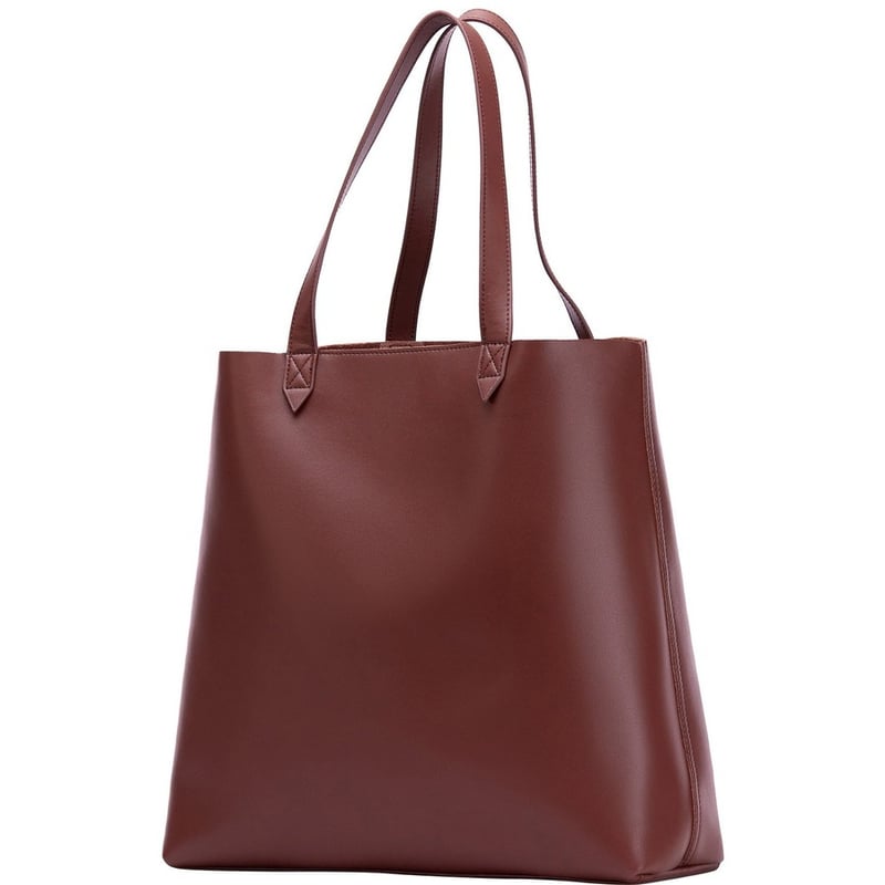 MADE EASY LEATHER TOTE BROWN - Thumbnail 5