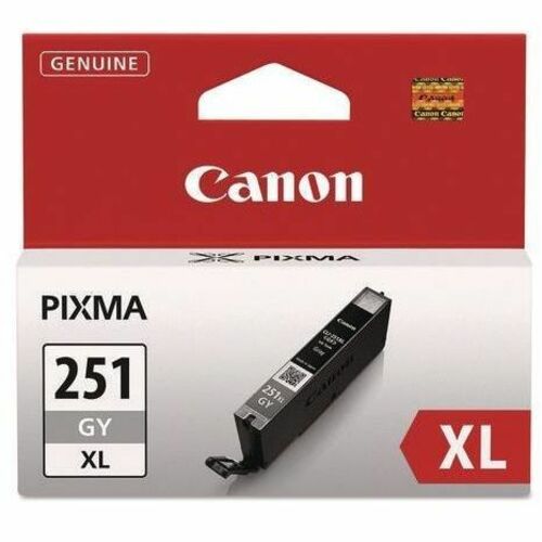 Canon CLI-251GY XL Original High Yield Inkjet Ink Cartridge - Gray Pack
