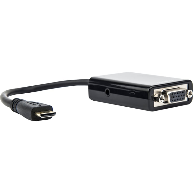 Rocstor Premium Mini HDMI to VGA Adapter - For Digital Still Camera and Video Camera - Resolution up to 1920x1080 - HDMI/VGA for Video Device, Projector, Monitor, Tablet PC, Camera - 1 x HDMI (Mini Type C) Digital Audio/Video - 1 - Thumbnail 5