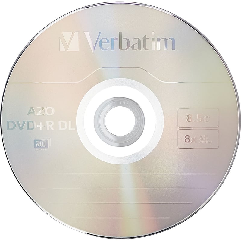 Verbatim DVD Recordable Media - DVD+R DL - 8x - 8.50 GB - 50 Pack Spindle - Thumbnail 3