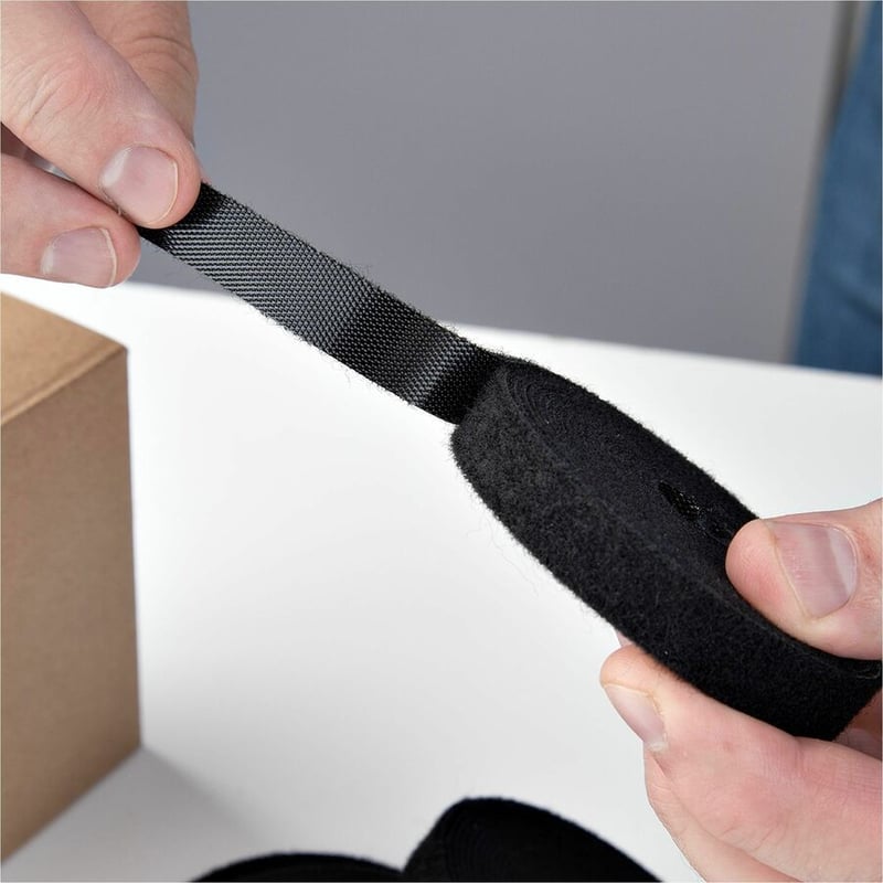60 FT. CUT-TO-SIZE HOOK AND LOOP CABLE TIE - 0.5IN WIDE - Thumbnail 4