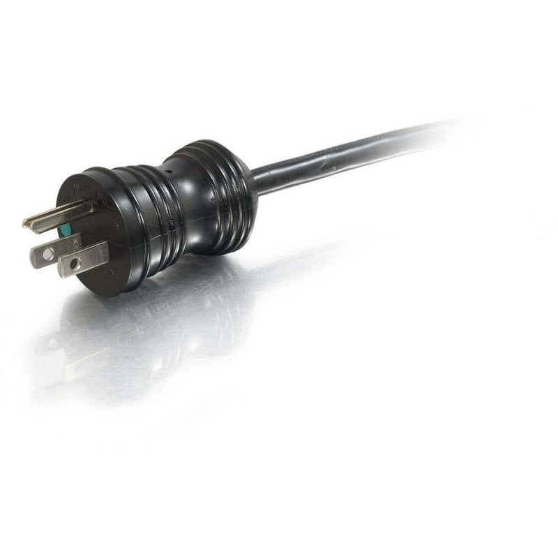 C2G 8ft 16 AWG Hospital Grade Power Cord (NEMA 5-15P to IEC320C13) - Black - Thumbnail 4