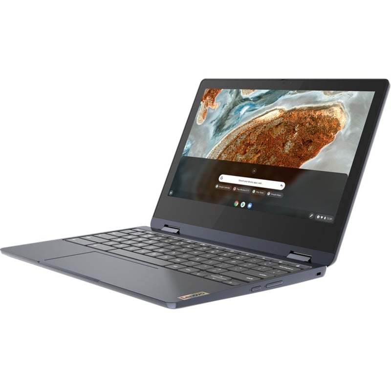 Lenovo IdeaPad Flex 3 CB 11M836 82KM0002US 11.6" Touchscreen Convertible 2 in 1 Chromebook - HD - 1366 x 768 - Octa-core (ARM Cortex A73 Quad-core (4 Core) 2 GHz + Cortex A53 Quad-core (4 Core) 2 GHz) - 4 GB Total RAM - 32 GB Flash Memory - Abyss Blue - Thumbnail 3