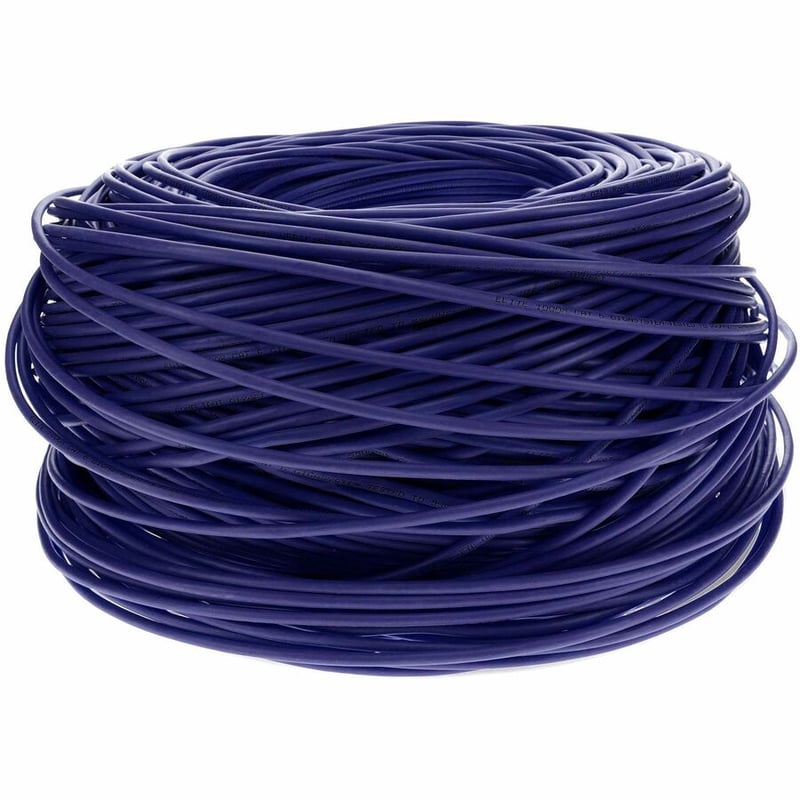 AddOn 1000ft Non-Terminated Purple Cat6 UTP PVC Copper Patch Cable - Thumbnail 4