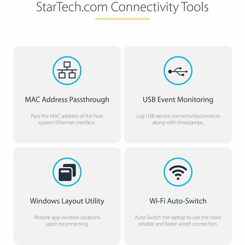 StarTech.com Dual-Laptop USB-C KVM Docking Station, Dual Monitor 4K 60Hz DisplayPort KVM Dock, 5x USB Hub, GbE, 90W/45W PD, Windows/Mac