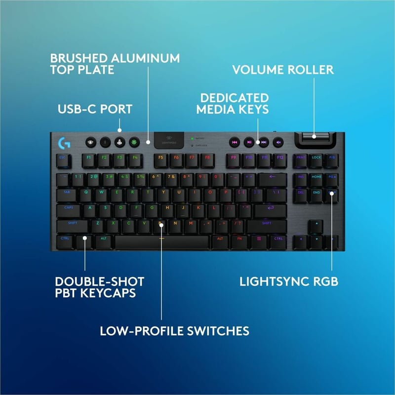 G915 X LIGHTSPEED TKL - CLICKY GAMING KEYBOARD - Thumbnail 3