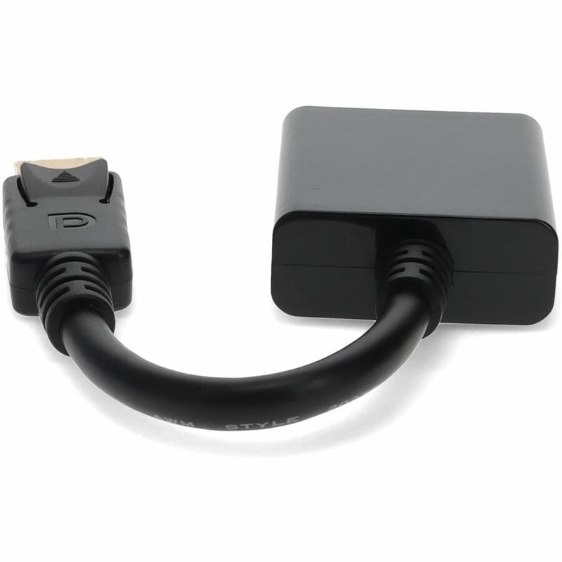 3PK DisplayPort 1.2 Male to DVI, HDMI, VGA Female Black Adapters Which Comes in a Bundle For Resolution Up to 1920x1200 (WUXGA) - Thumbnail 4